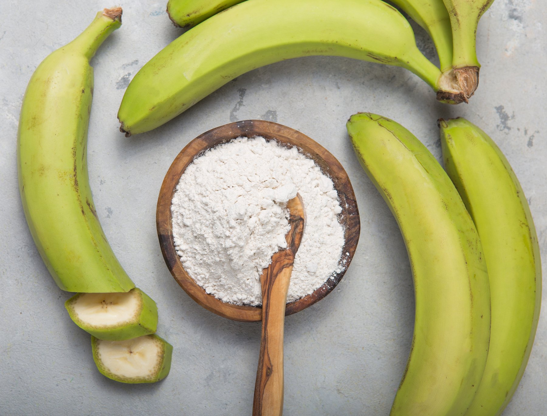 What is resistant starch and how does it impact glucose?