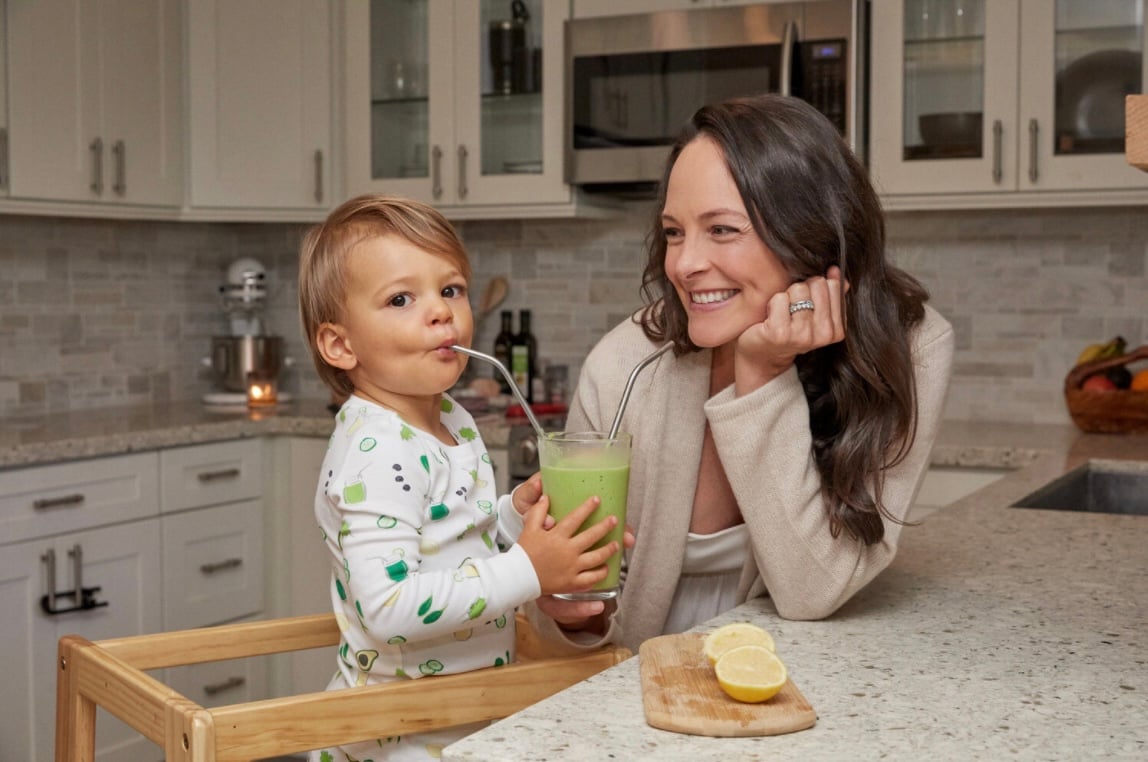 How nutritionist Kelly LeVeque teaches her kids healthy food habits