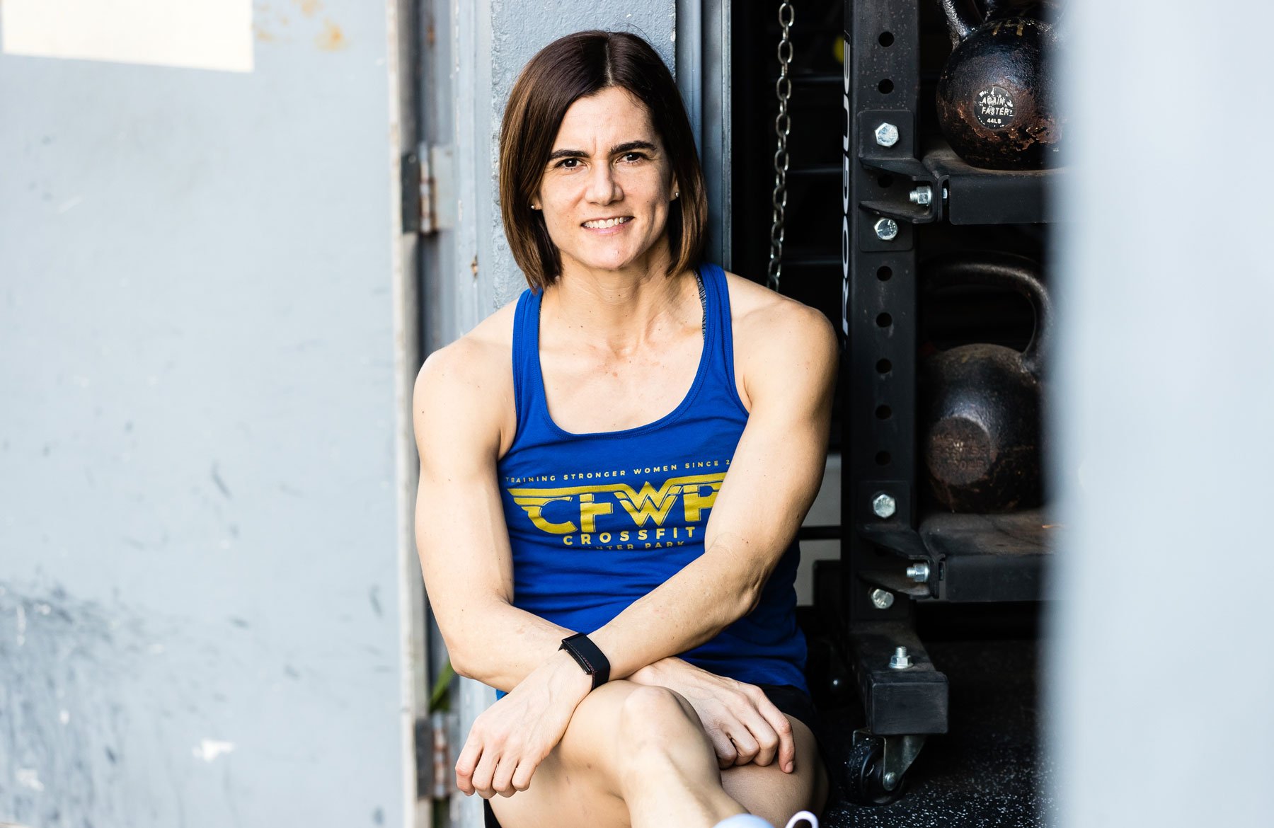CrossFit owner and coach Stephanie Nickitas wears a CGM to check in on her health