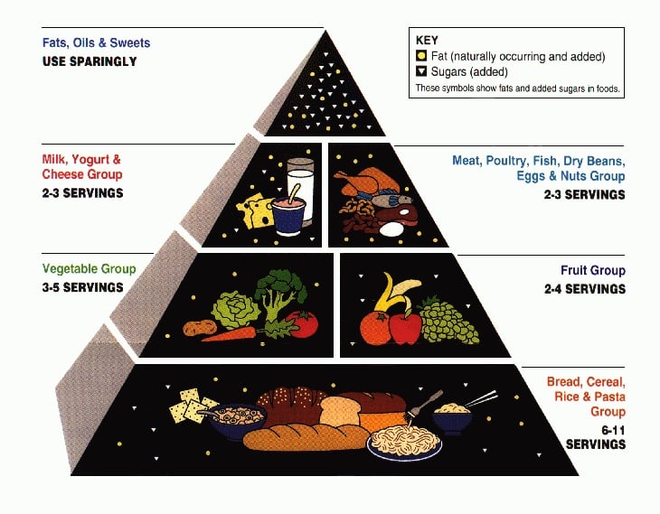 original food pyramid usda